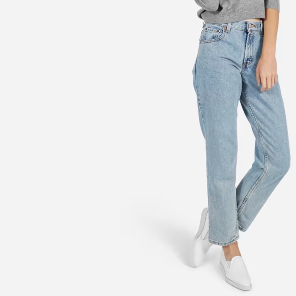 Everlane The leather street shoe in white